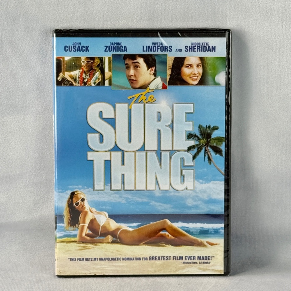 The Sure Thing DVD, John Cusack, Brand New, Sealed